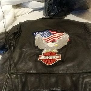 Women's leather Harley Davidson jacket